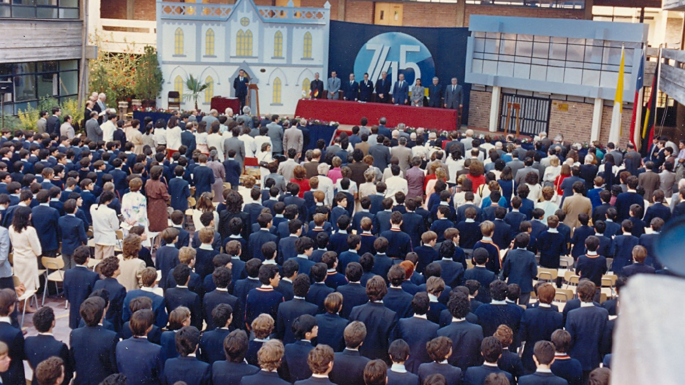 Aniversario 75 del Liceo Alemán en 1985