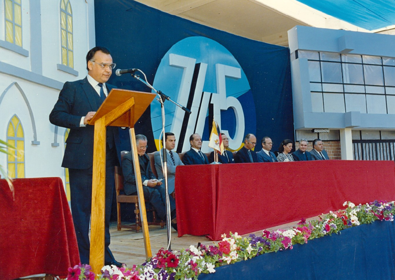 Aniversario 75 del Liceo Alemán en 1985